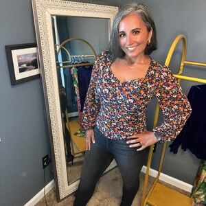 Floral Long Sleeve Top